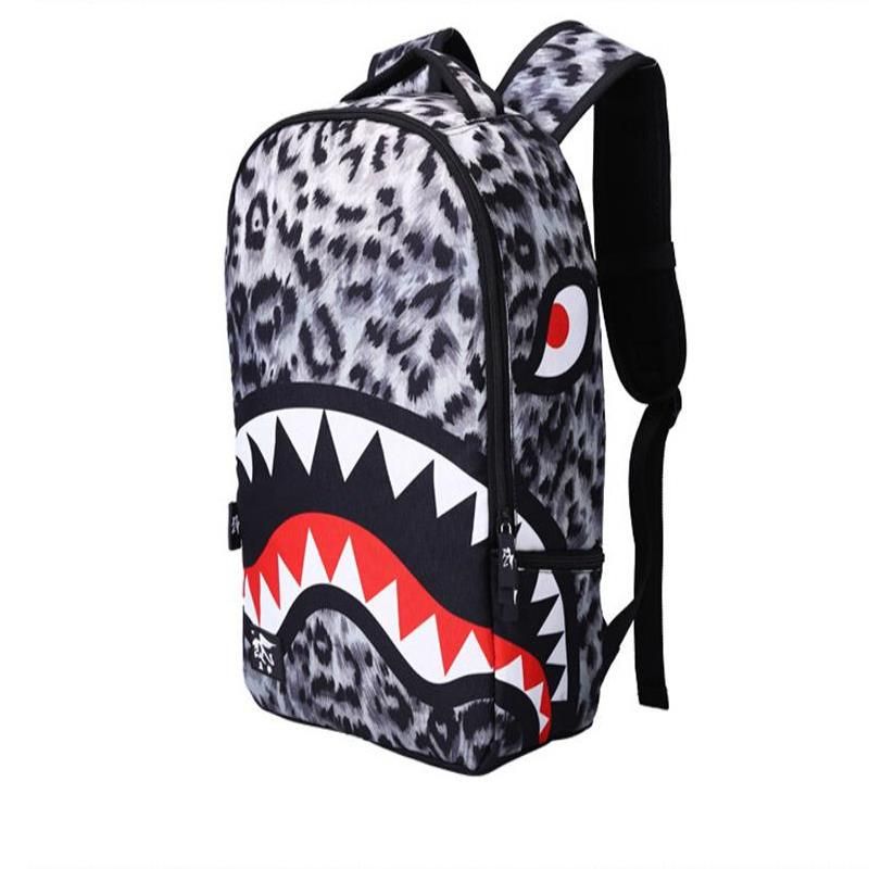 designer shark backpack