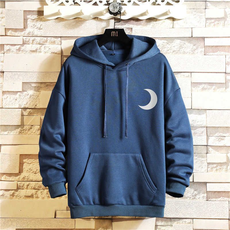 Compra Sudadera Con Capucha Estilo De Moda 2020 Otoño Nuevo Nuevo Y Menor  Luna Luna Lumina Fresca Fresca Luminosa Luminosa Manga Larga Flojo Y  Versátil Suéter De Pareja Con Capucha Perfecto Para