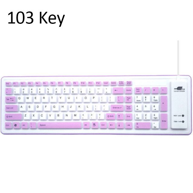 103 Key Purple white