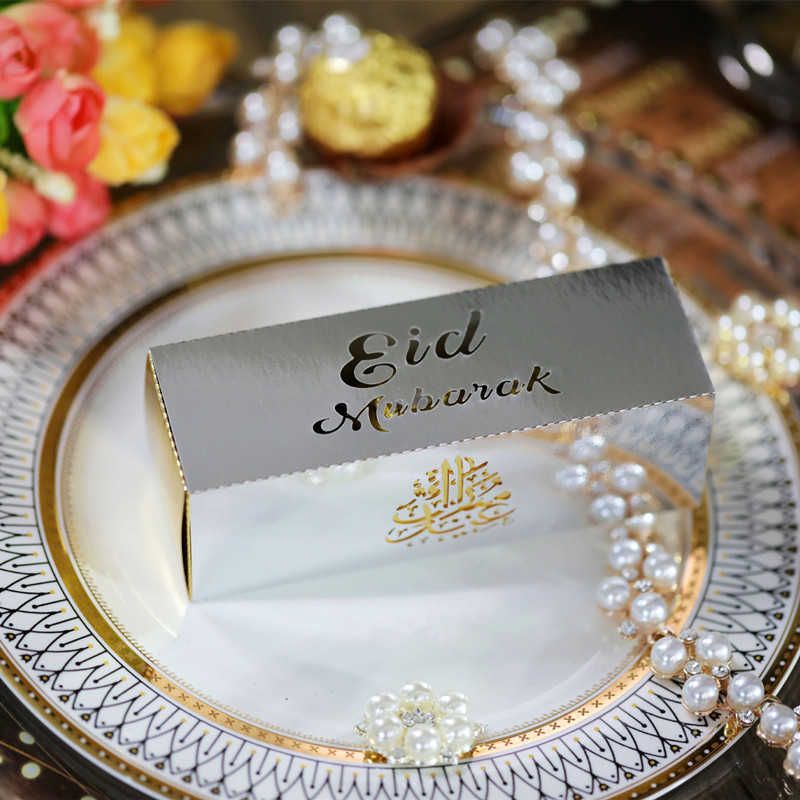 Silver Eid Rectangle-12x4x4cm-20pcs