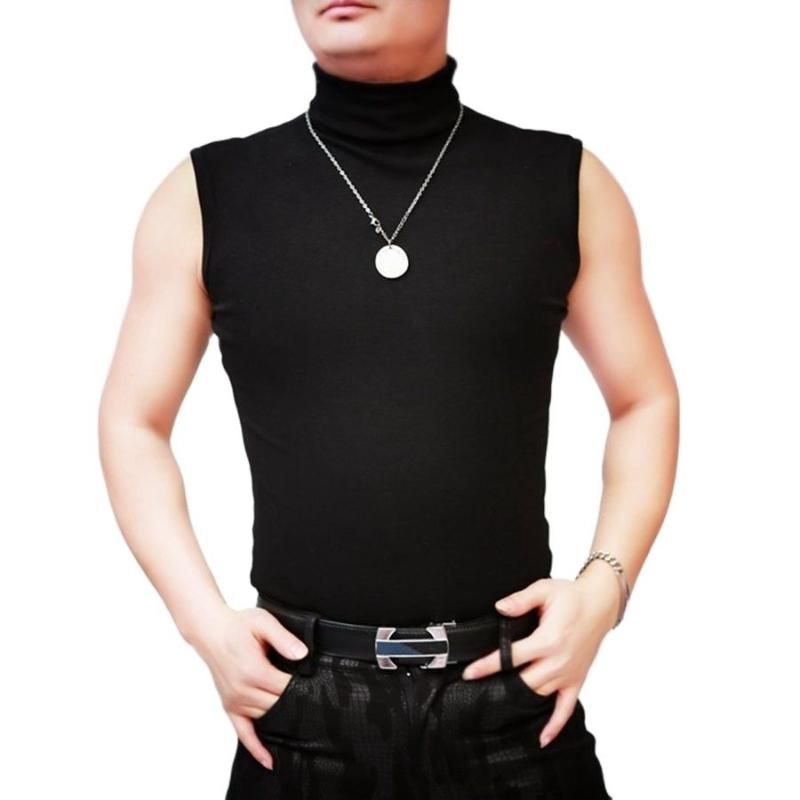 turtleneck tank top mens