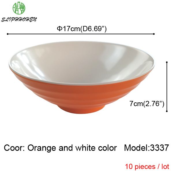 3337 Orange och vit färg