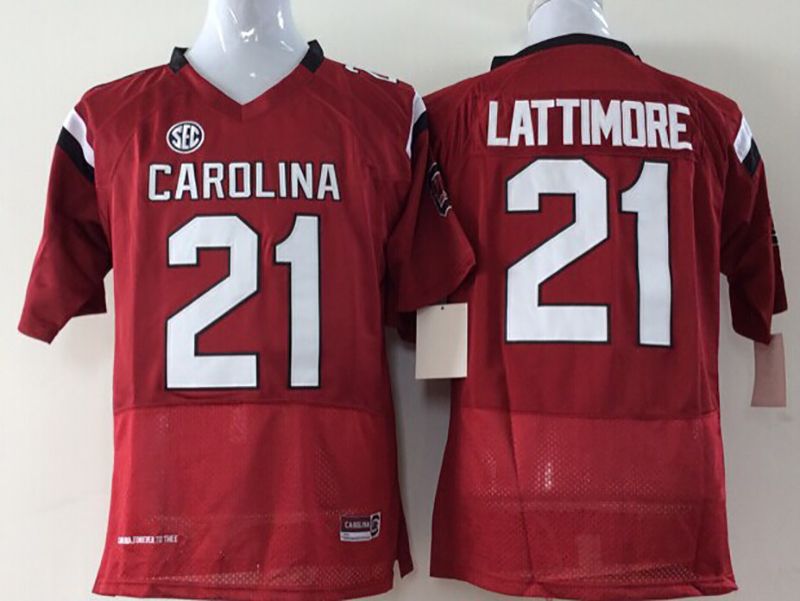 21 Marcus Lattimore Red Jersey