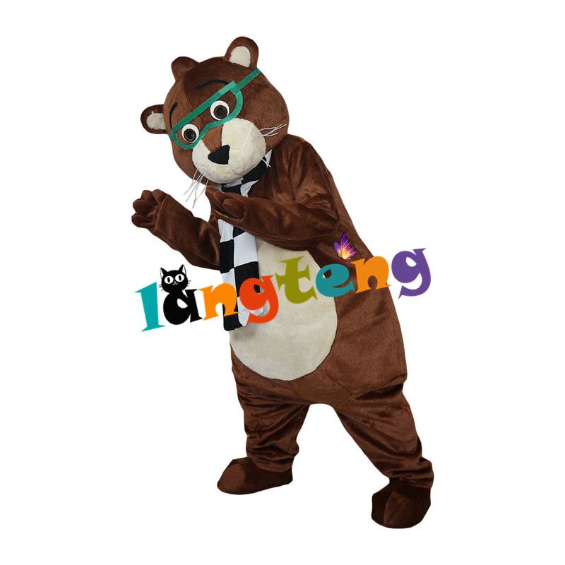 Mascot Costumes870 Glasses Mouse Raccoon Mascot Costume Adult Cartoon Character Animal Outfit Mascot Costumes870 Glasses Mouse Raccoon Mascot Costume Adult Cartoon Character Animal Outfit