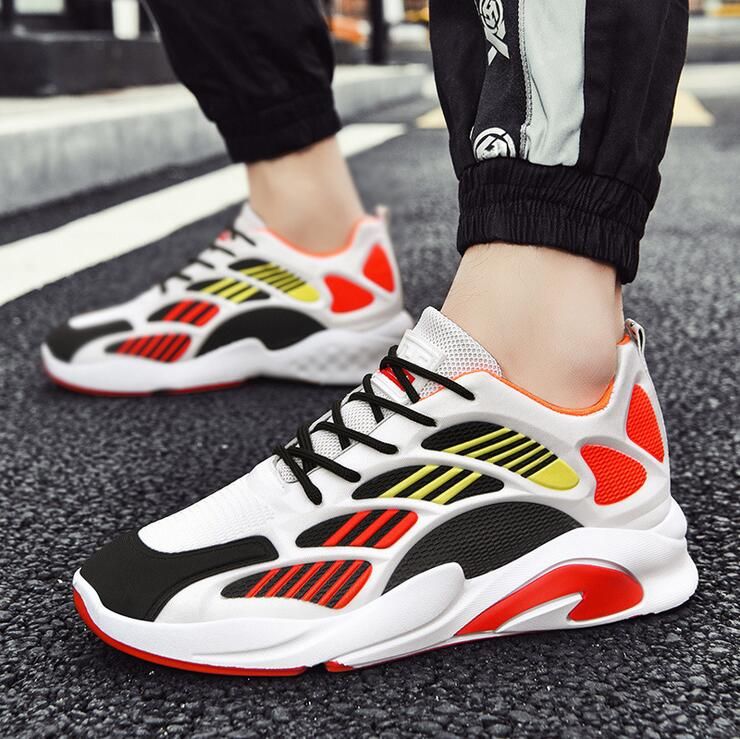 scarpe da ginnastica da uomo di alta scarpe da ginnastica allacciate a maglia scarpe da ginnastica da uomo di alta scarpe da ginnastica allacciate a maglia