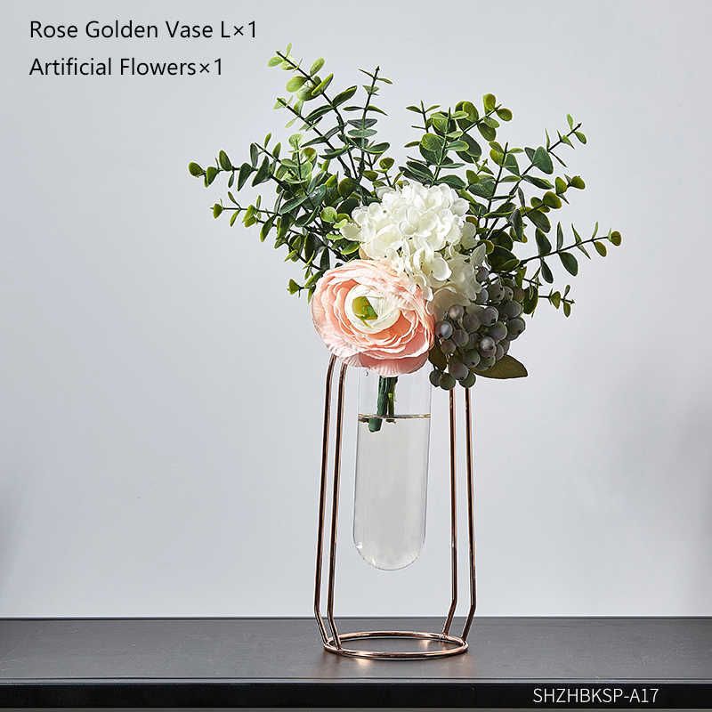 c Rose Golden Vase L