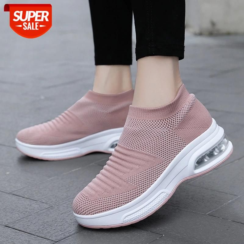 Koop 2021 Hoge Top Sok Sneakers Dames Enkellaarzen Platte Sok Schoenen  Womens Gevulcarized Shoes Slip On Sneakers Air Cushion Wedge Gift 42 # FE5L  Goedkoop | Snelle Levering En Kwaliteit | Nl.Dhgate