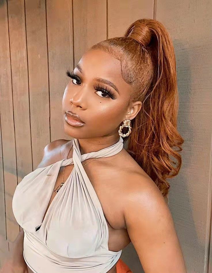 Ginger Wrap Around Ponytail hair extension One Piece Clip in loose Wavy Pony Tail Hair Extensions Ginger Wrap Around Ponytail hair extension One Piece Clip in loose Wavy Pony Tail Hair Extensions