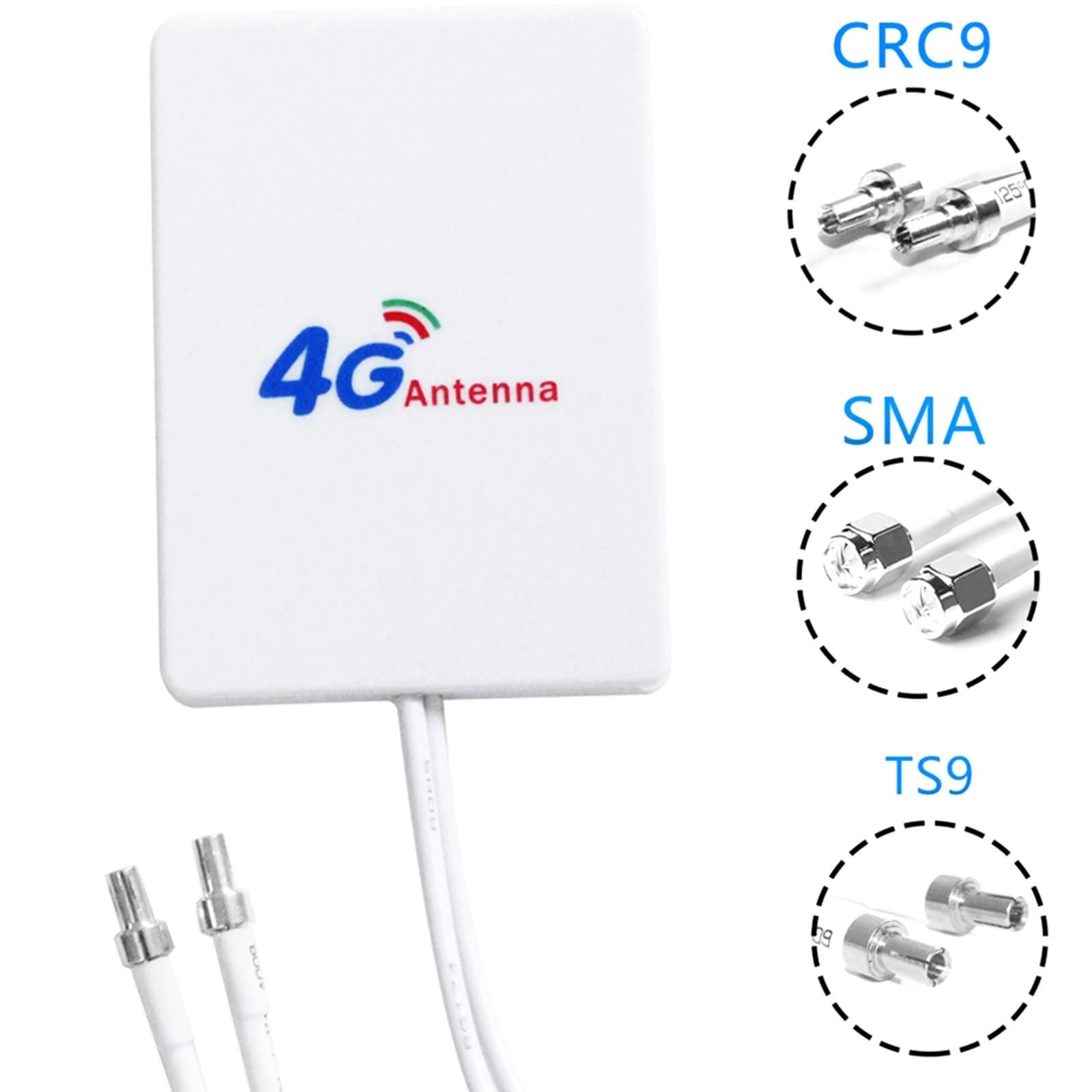 OEM 2M 3G 4G LTE Router Modem Aerial External Antenna With TS9 CRC9 SMA Connector Cable For