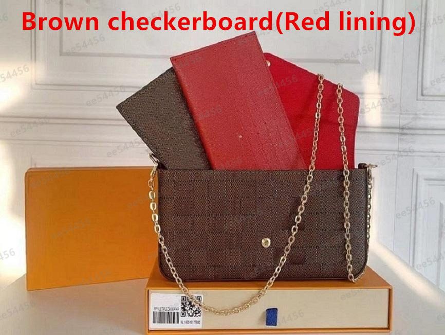 Damier Ebene rood