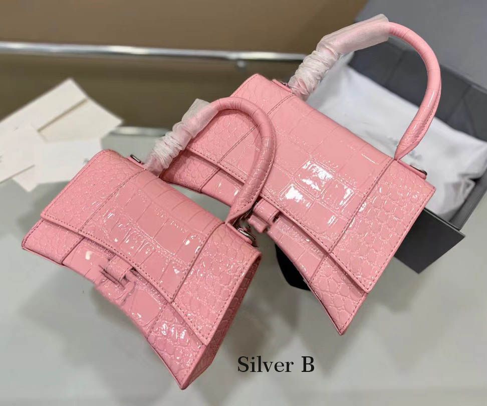 Crocodile Pink silver-B