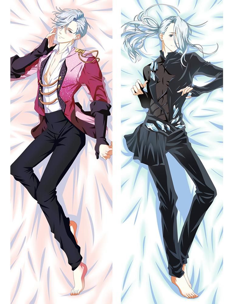 Yastık Kılıfı Anime Yuri !!! Buzda Kapakları Dakimakura Serin Boy 3D Çift Taraflı Yatak Sarılma Vücut Yastık 02