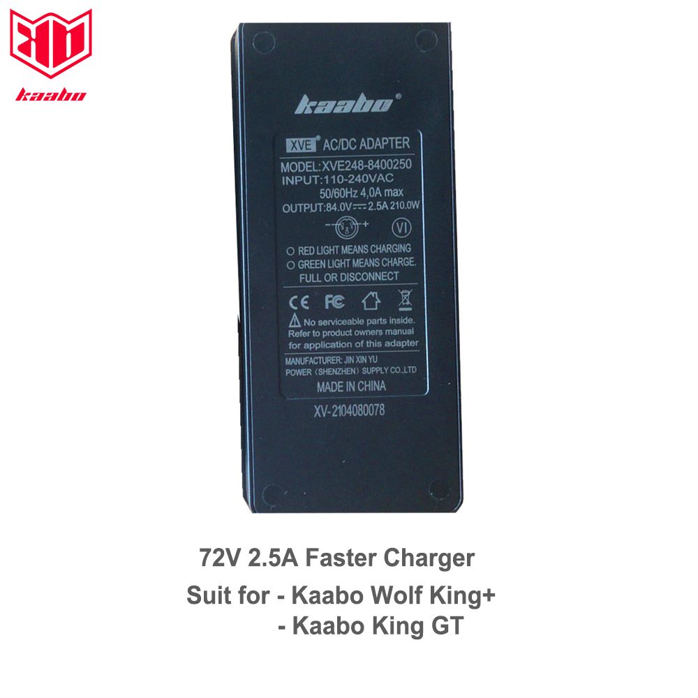 1pcs 72V 2.5A Faster Charger