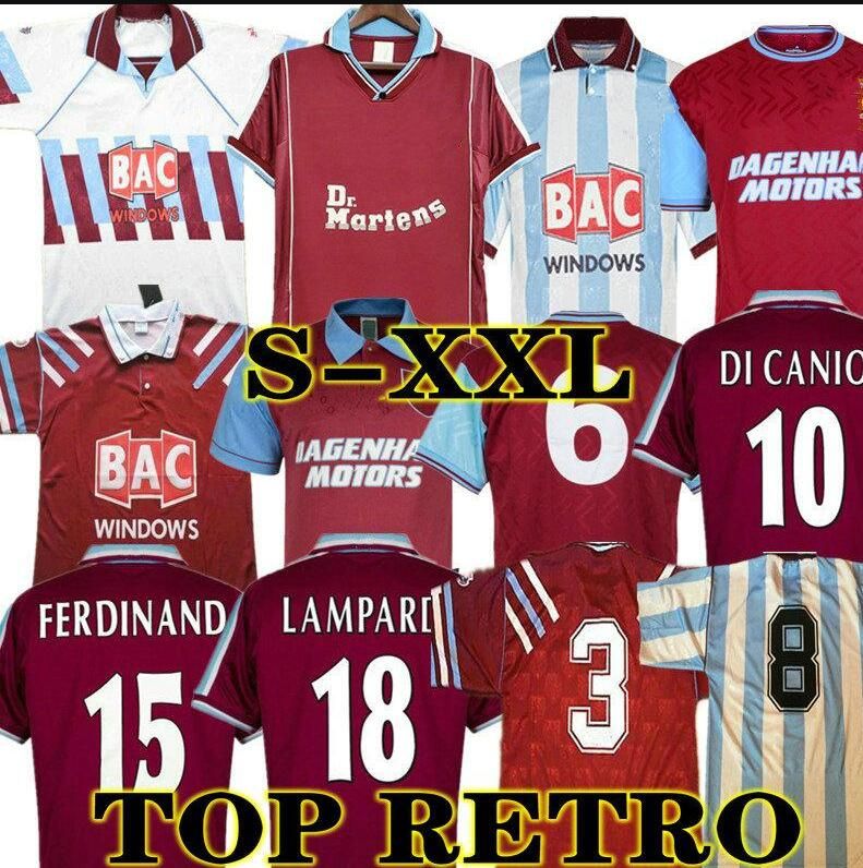 Retro DI CANIO COLE Centenary Soccer Jersey Suker Lampard PEARCE