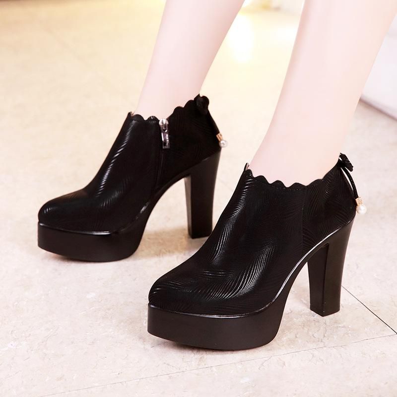 PU 10cm heels