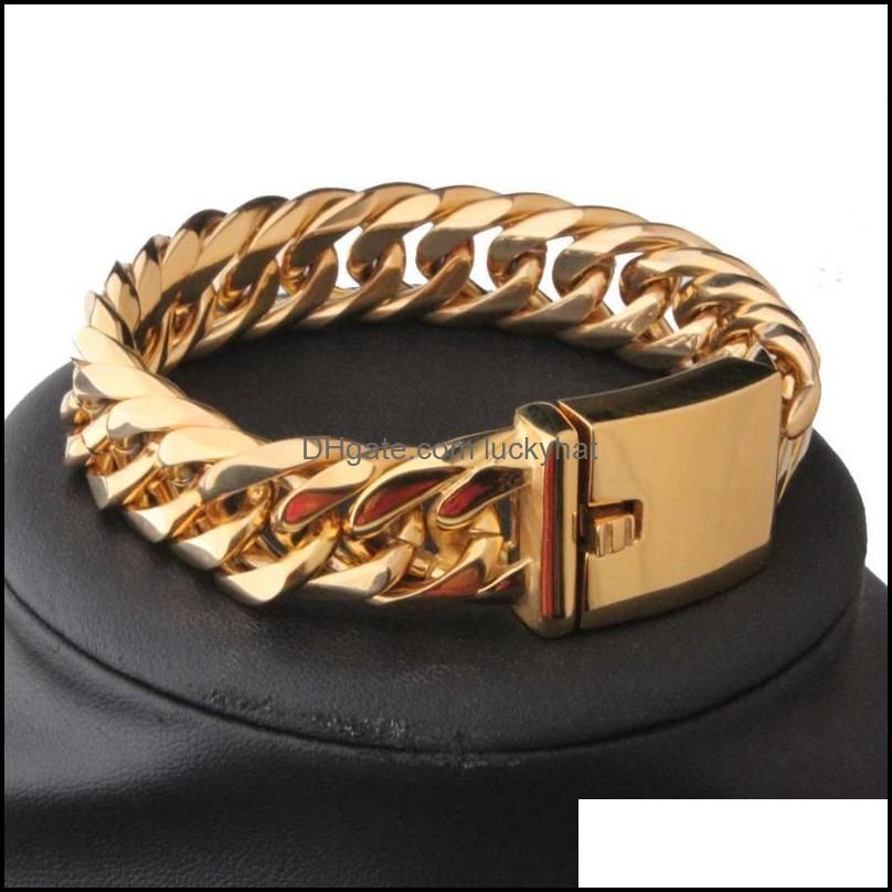 bracelet d'or 7 pouces