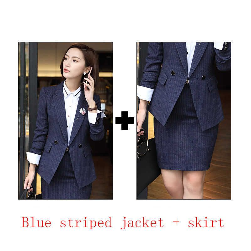 Blue Jacket-skirt
