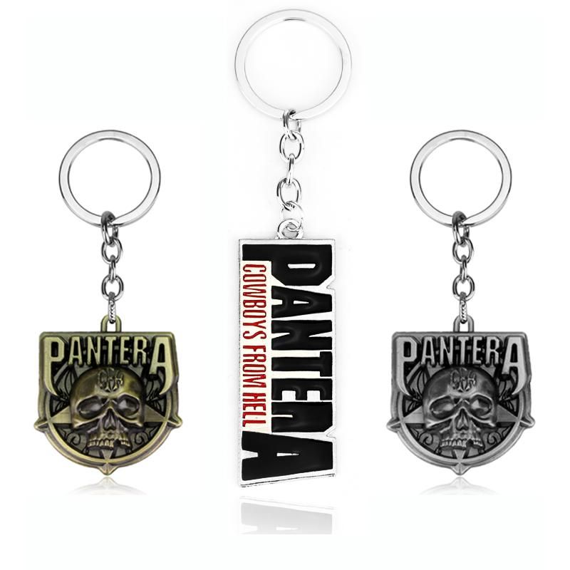 Llaveros Música La Pantera Skull Keychain Heavy Logo Anillo Regalo Key Chian Holder For Car De 8,18 € | DHgate