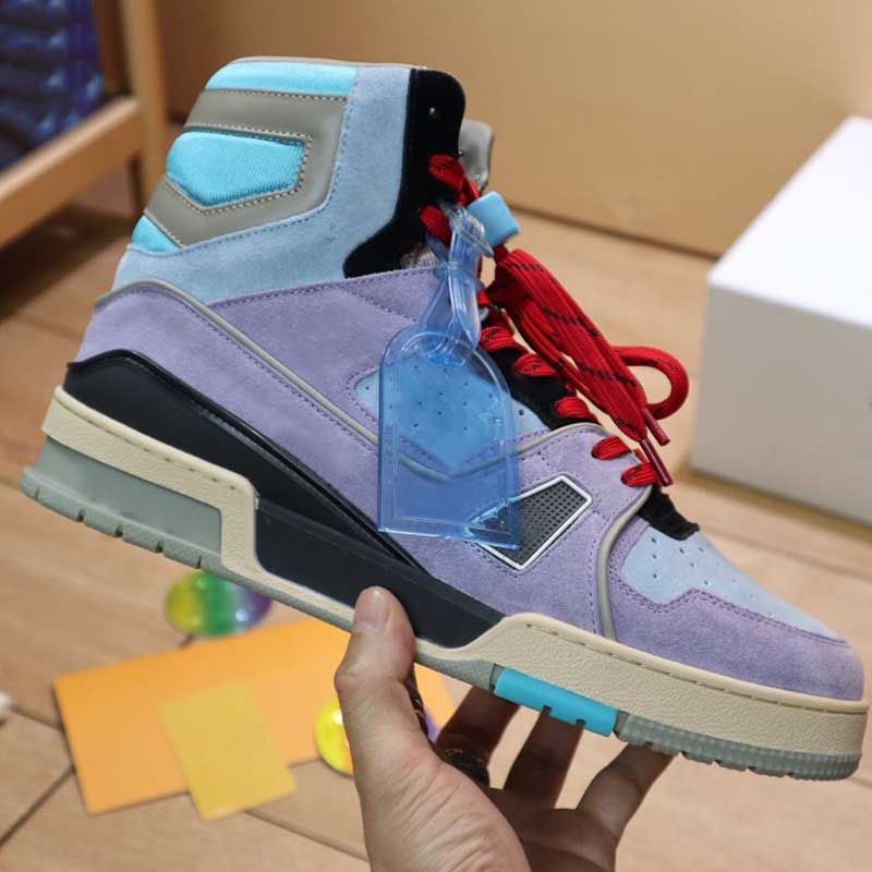 Moda para hombre y mujer Diseñador moda Zapatillas de deporte altas Zapatillas de Suela