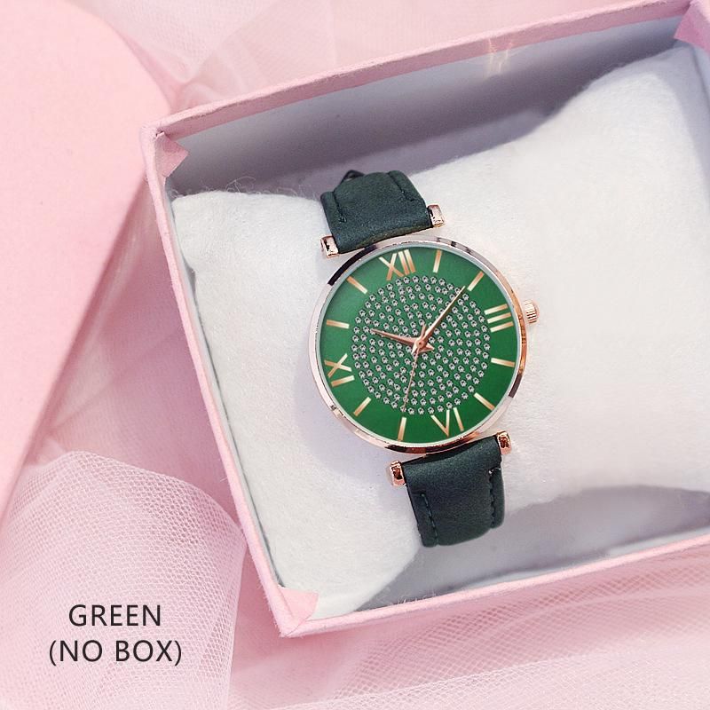 Zielony zegarek