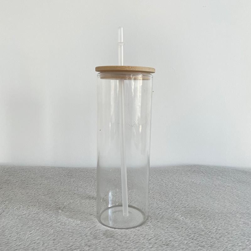 Clear with Lid and Straw