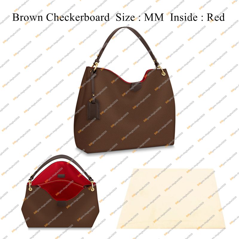 MM Brown Checkerboard / Inner Red