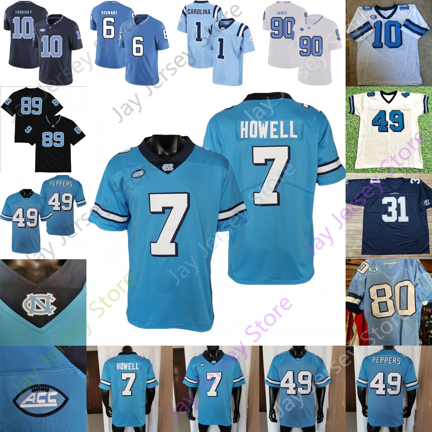 lawrence taylor unc jersey