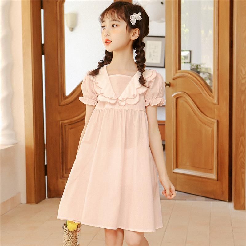 Compre Vestidos De Niña 2021 Vestido Para Niñas Niños Elegantes Para Niñas  Verano Rosa Princesa Playa Ropa Para Niños 6 8 10 12 14 16 Años A 24,5 €  Del Bdshop | Es.Dhgate.Com