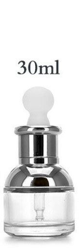 30ml Silber kurze Flasche