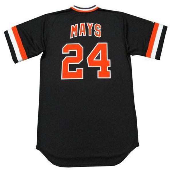 24 willie mays schwarz