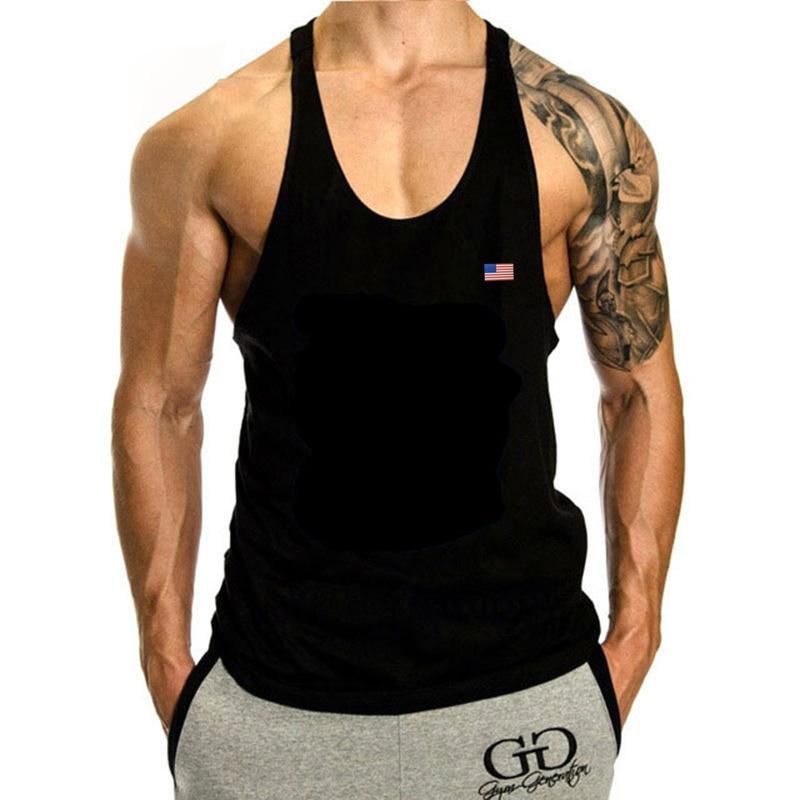 Rrive Men Printed Sleeveless Breathable Athletic Camouflage T-Shirt Blouse Tank Top 