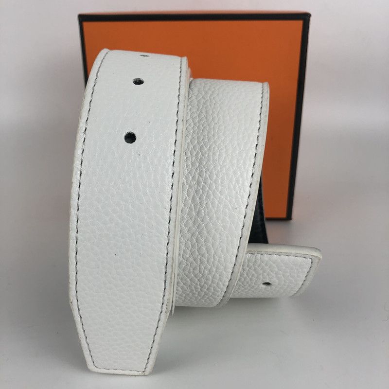 White buckle + White belt