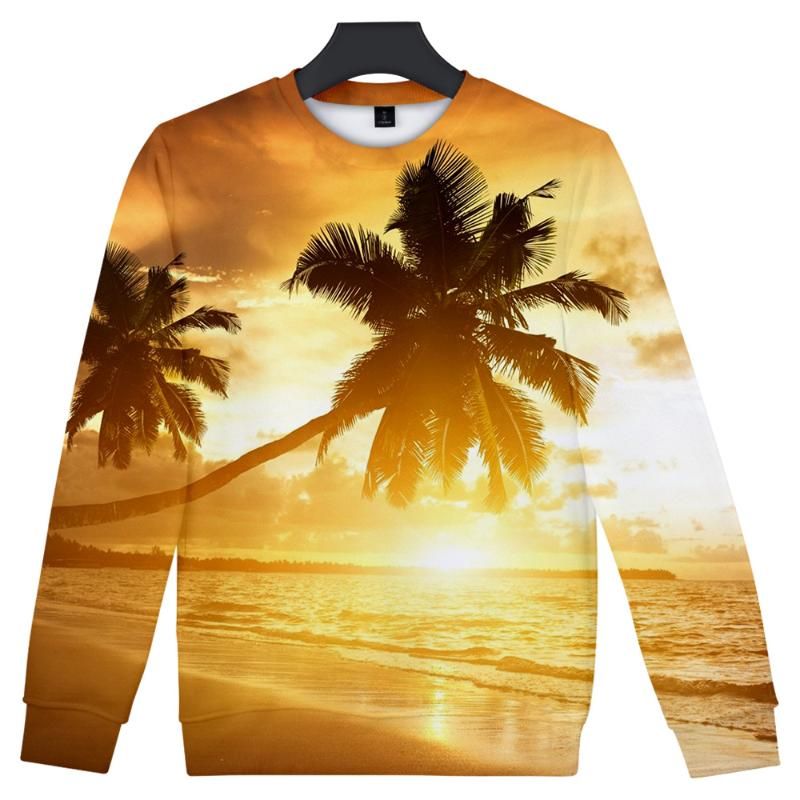 Compra Sudaderas Con Capucha Para Hombre Sudaderas Coconut Playa Hombres /  Mujeres Sudadera Con Capucha Capucha Océano Cielo Hermosa Playa Vista De La  Playa Dulce Hoody Hip Hop Coat Barato | Entrega