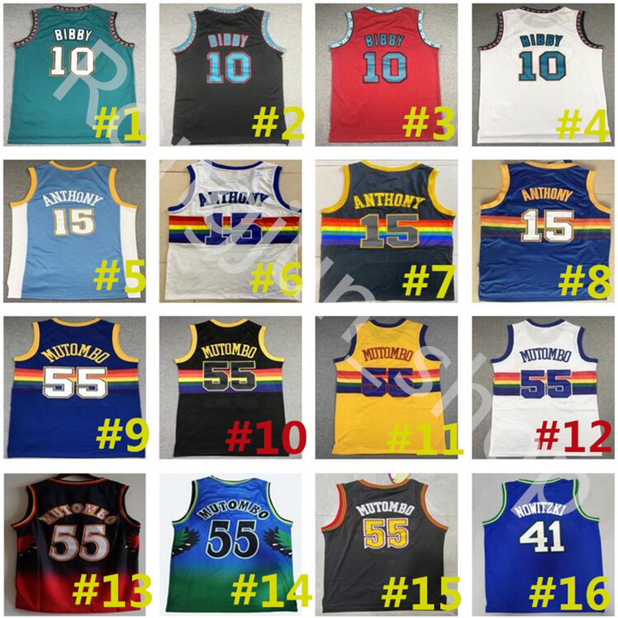 Mitchell Ness Retro Basketball Jerseys Hill Iverson Paul Anthony Pierce