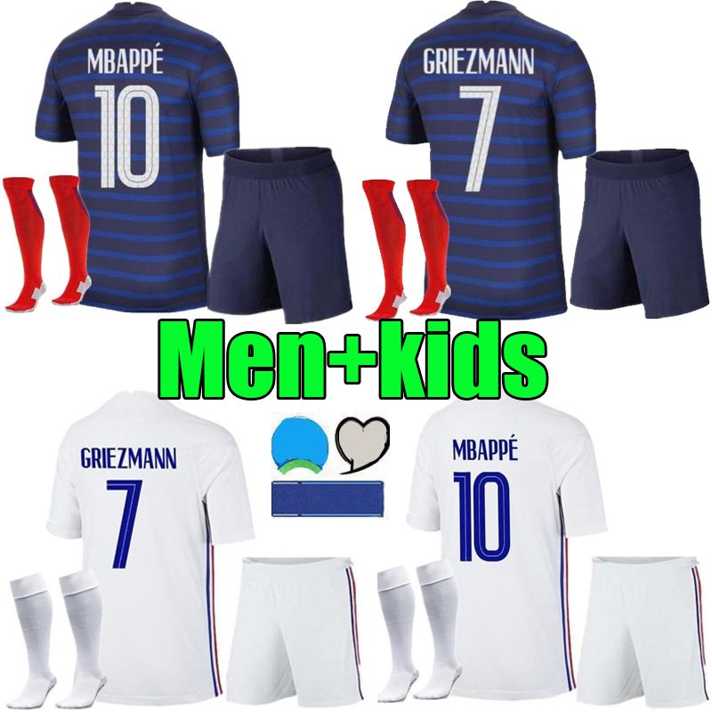 21 22 2 Stars France Soccer Jersey Mbappe Benzema Griezmann Kante Pogba Maillot De Foot Euro 21 22 Kids Kits Socks Set Football Shirts Uniform Youth From Soccerjerseys22 16 Dhgate Com