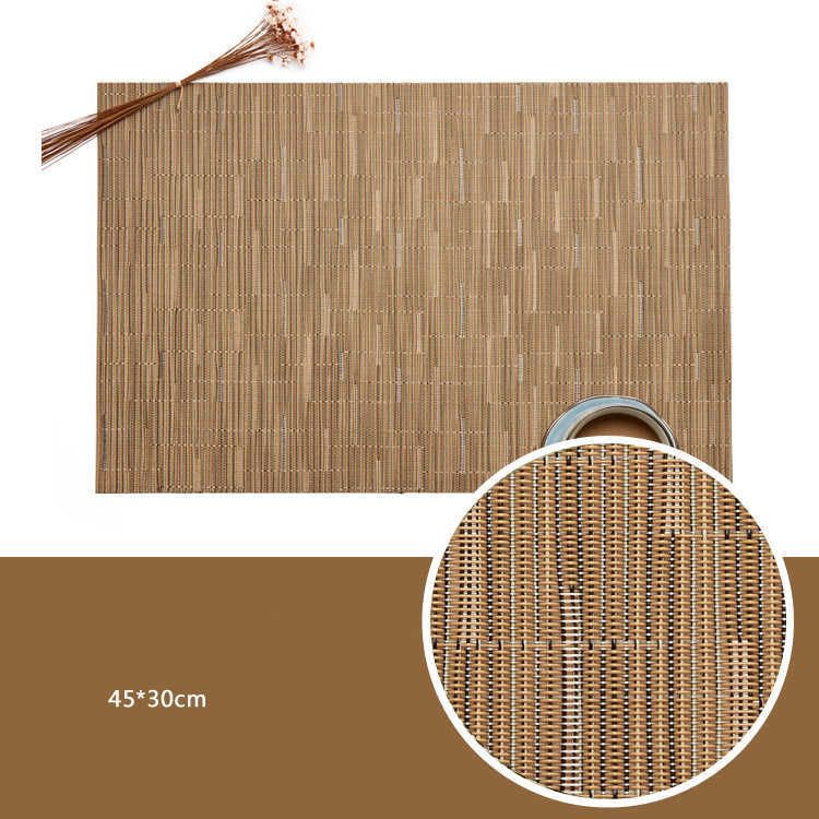 Lichtbruin bamboe-45x30cm.