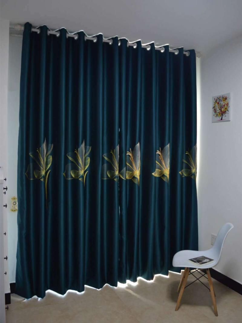 Details about   Double-Layered Nordic Velvets Curtain Home Essentials Waterproof Fabric Curtains
