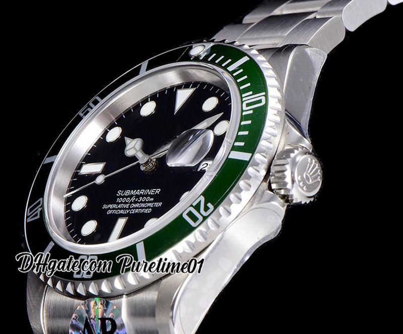 Compre ARF 16610 SH3135 Reloj Automático Para Hombre Verde No Rehaut  Grabado Bezel Black Dial 904L Caja De Acero Pulsera Regalo Personalizado  Mismos Series Tarjeta De Garantía Super Edición B2 A 8,31