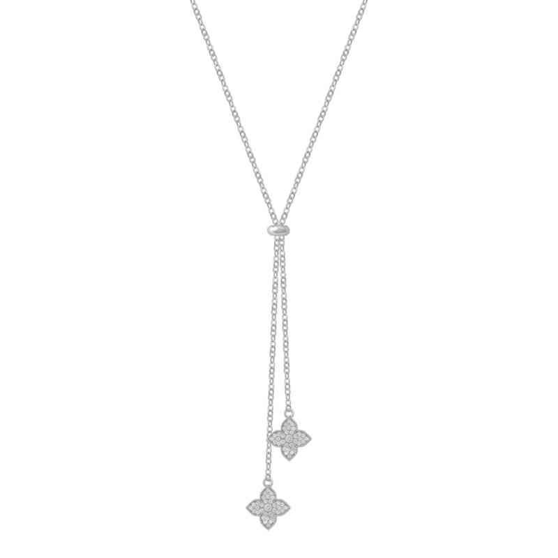 Серебряное ожерелье-60см