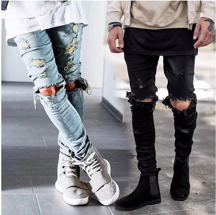 Compra Venta Al Por Mayor West Denim Sumpsuit Ropa Rockstar Tobillo  Cremallera Destruido Skinny Ripped Jeans Para Hombres Barato | Entrega  Rápida Y Calidad | Es.Dhgate