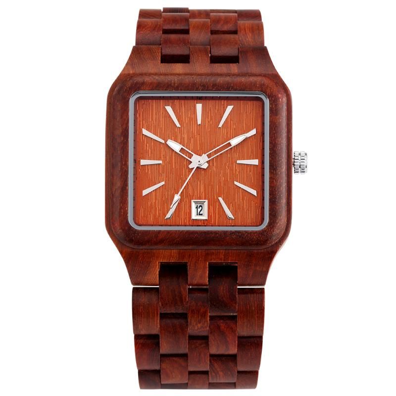 Houten horloge c