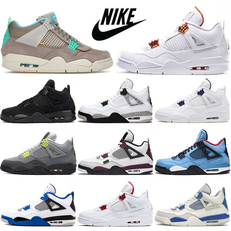 Compre Air Jordan Retro 4 4s Zapatos De Baloncesto Hombres Mujeres  Universidad Cactus Blue Cactus Jack ¿Qué Es Los Zapatillas De Deporte  Deportivo Al Aire Libre Para Mujer Hotsale Para Mujer A