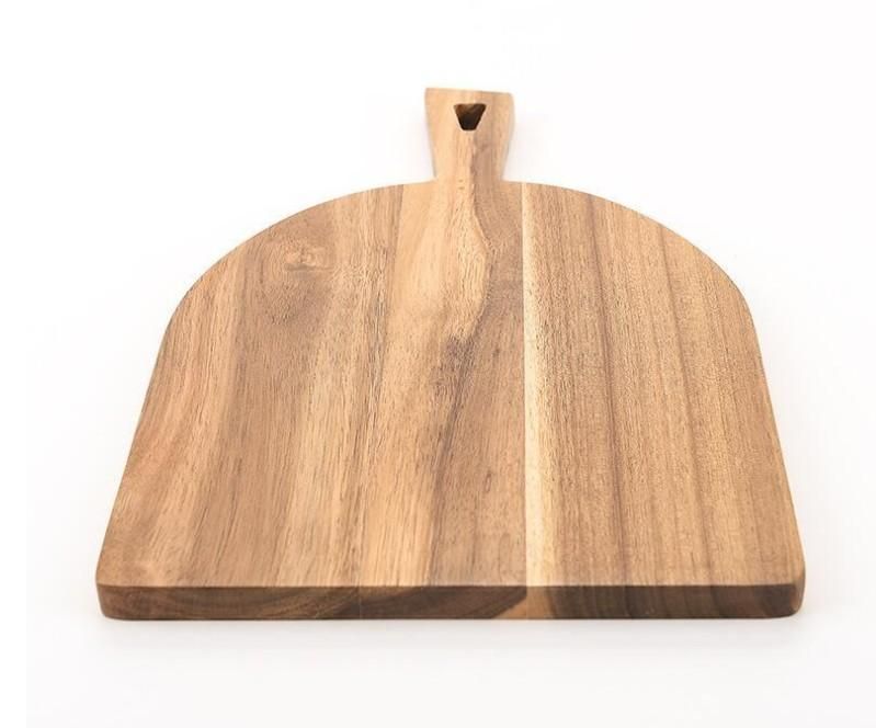 2021 Acacia Wood Blocks Cutting Boards with Handle Eco Natural Breads Board Pizza Plates Fruits Plate Chopping