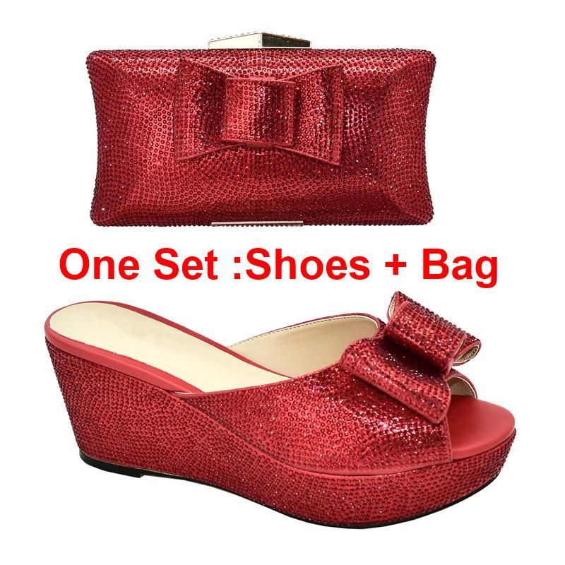 Red Shoe and Bag