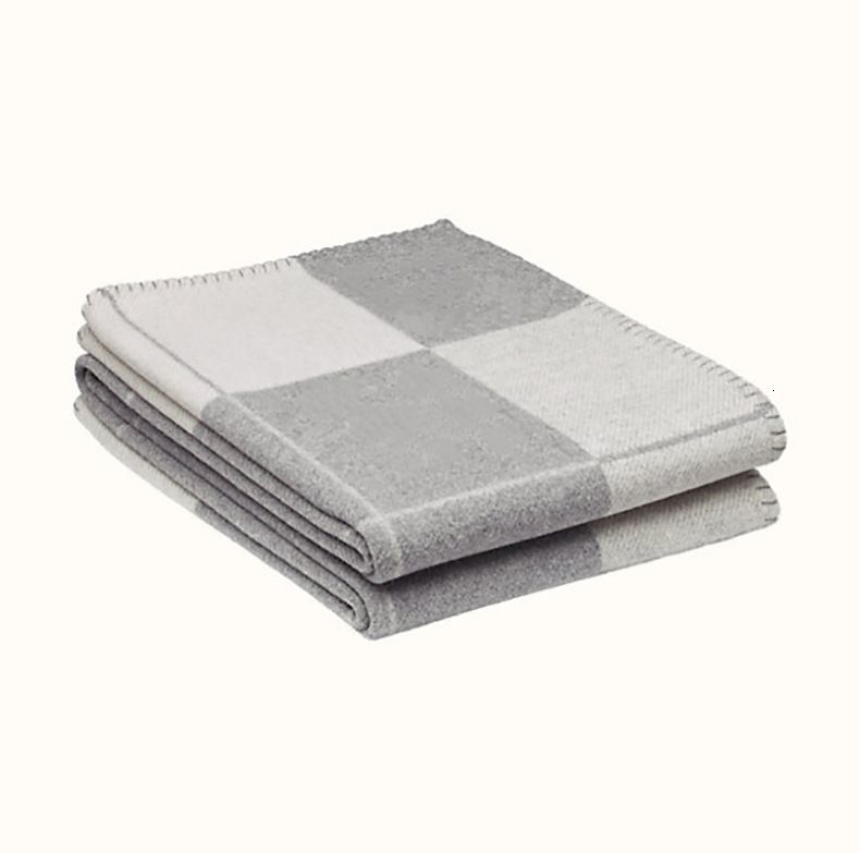 Stripe gris clair-135 x 170 cm (750g)