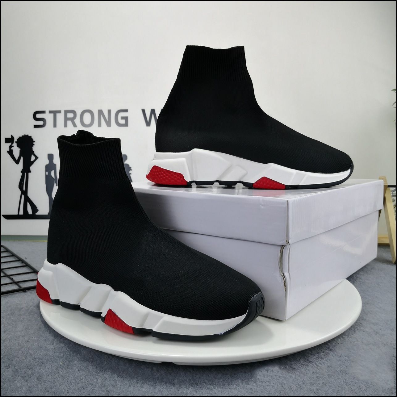 Acquistare Uomo Donna Casual Scarpe Calzino 1 2.0 Camminata Scarpe Da  Passeggio Velocità Trainer Originale Paris Lady Nero Bianco Calzini Di  Pizzo Rosso Sneakers Sportivi Sneakers Di Alta Qualità Stivali Trasparenti  Di