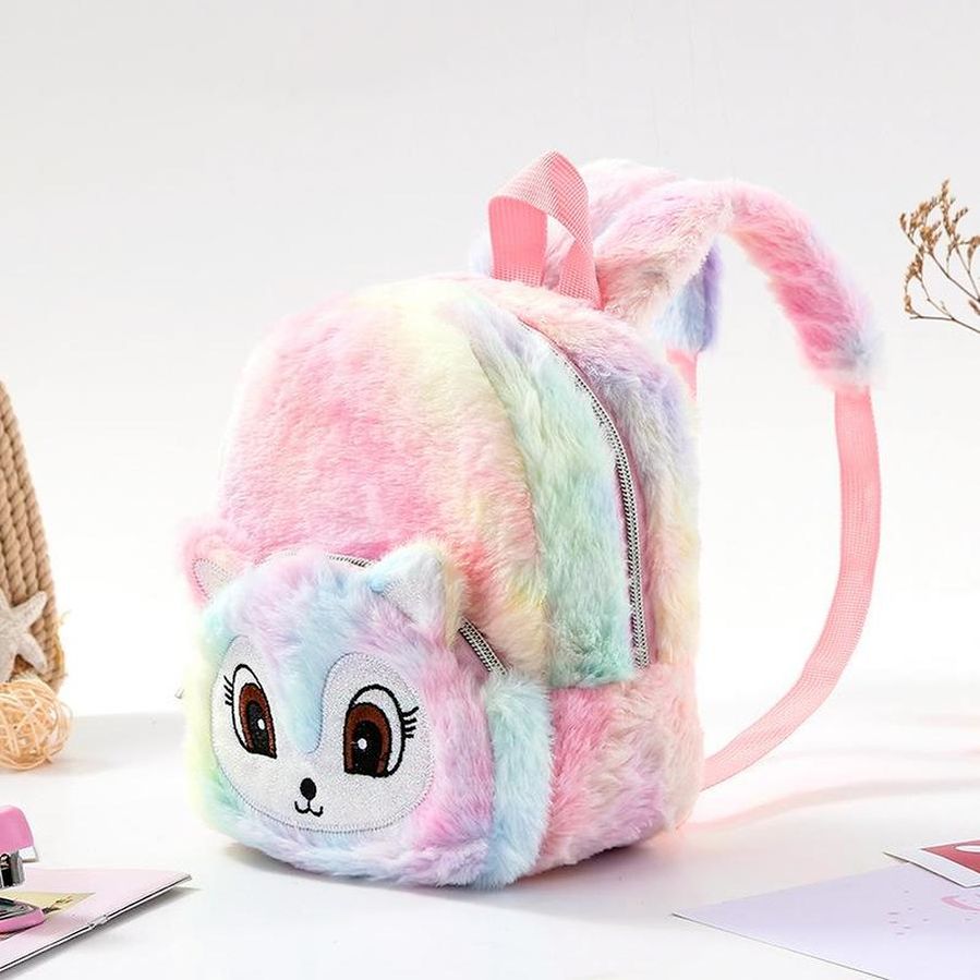 Stock 23 cm tamaño grande de felpa unicornio mochila de dibujos animados de dibujos animados niños Stock 23 cm tamaño grande de felpa unicornio mochila de dibujos animados de dibujos animados niños