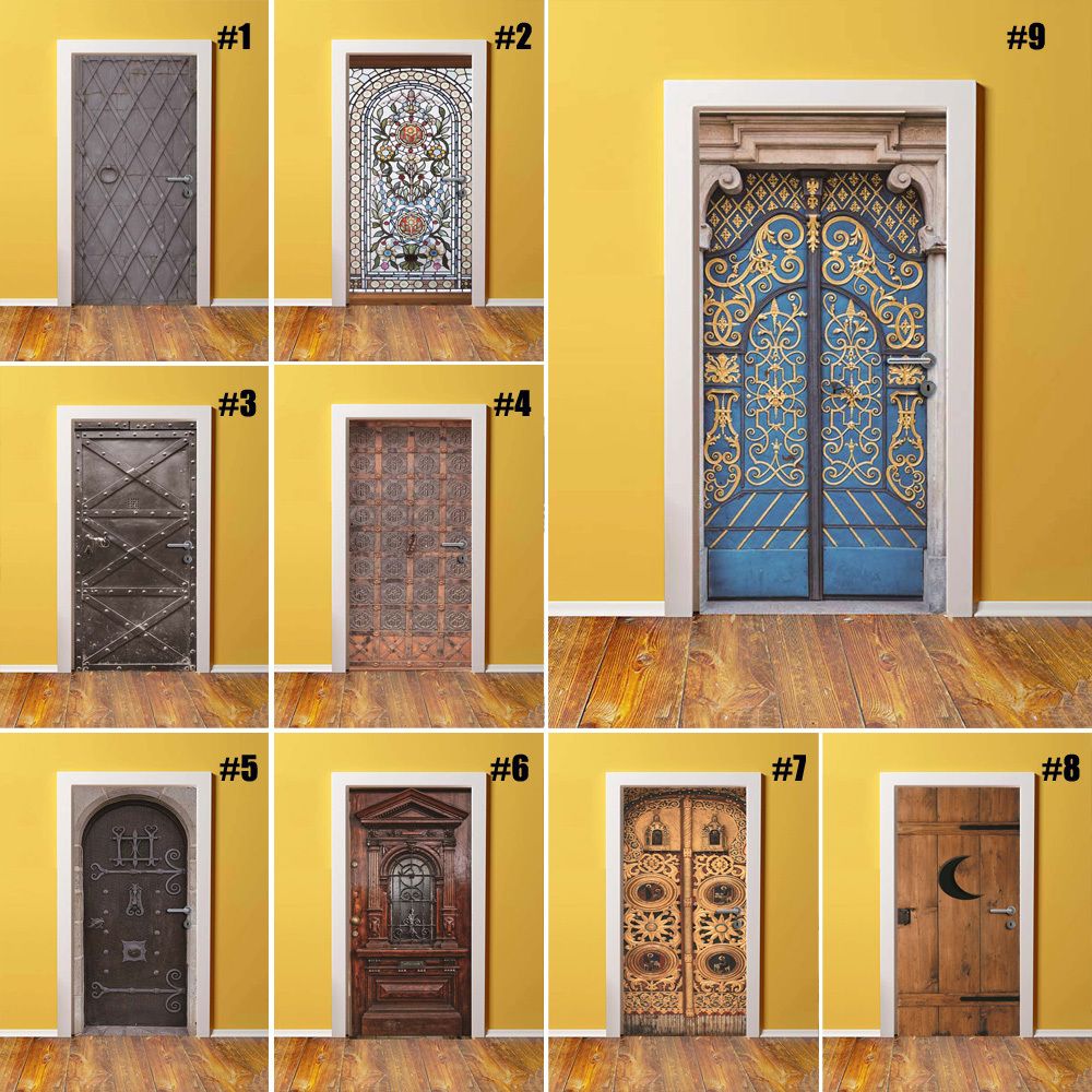 3d Pegatina Etiqueta Engomada De Puerta Pared Autoadhesiva 3d Pegatina Etiqueta Engomada De Puerta Pared Autoadhesiva