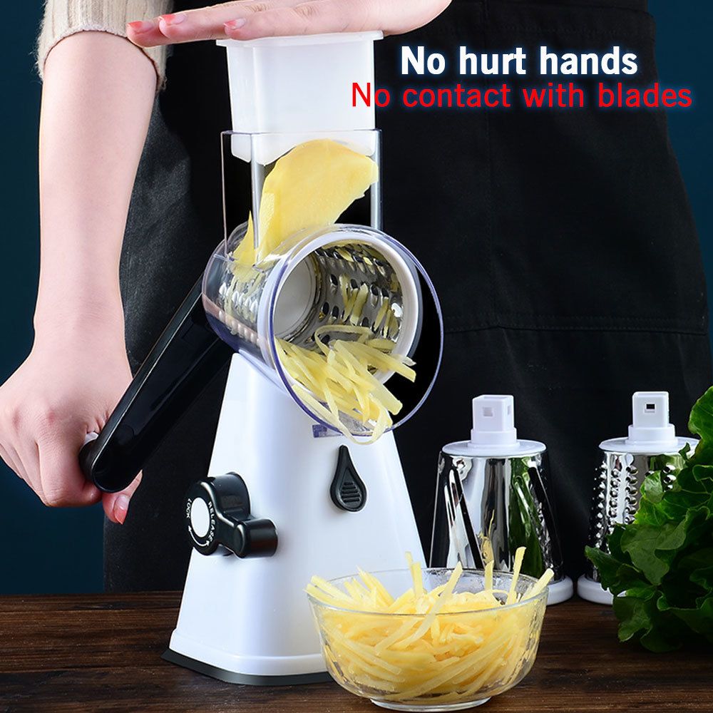 SliceEase Manual Vegetable Slicer Easy Round Mandoline For Potatoes,  Cheese, And More Compact Kitchen Gadget 210326 From Cong09, $15.08