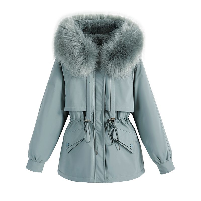 Compre Invierno Mujeres Parkas Algodón Espesano Cálido Casual Chaqueta Ropa  Forro De Piel Encuentro Abrigos De Mujer A 39,08 € Del Liang1992432536 |  Es.Dhgate.Com